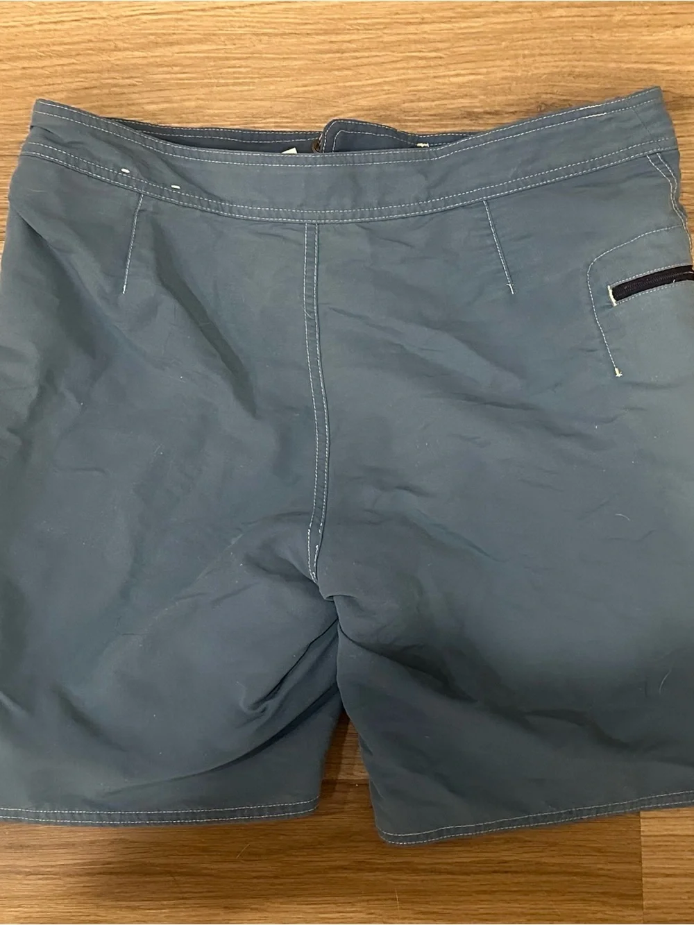 Patagonia Wavefarer Blue Stretch Boardshorts Men's 32 Waist Unlined Surf Trunks